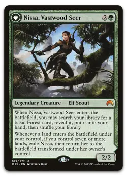 Nissa, Vastwood Seer #189 (NM) Magic Origins ORI Magic MTG - Image 1