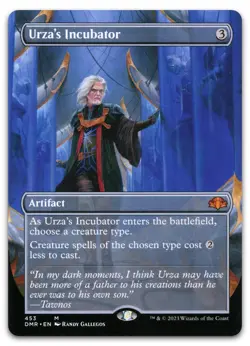 Urza's Incubator (Borderless) #453 (NM) Dominaria Remastered DMR Magic MTG - Image 1