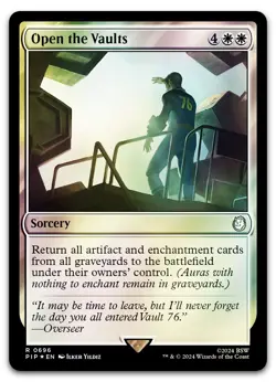 Open the Vaults (Surge Foil) #696 (NM) Fallout PIP Magic MTG - Image 1