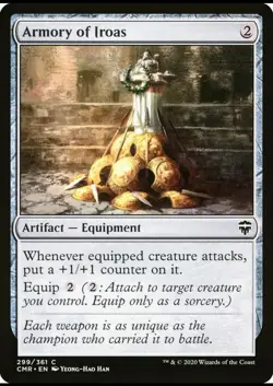 X 1 Armory of Iroas 299 CMR NM MTG Magic the Gathering - Image 1