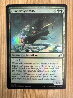 Glacier Godmaw - EOE - MTG - EN - NM - 0188 FOIL - Image 1
