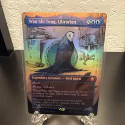 FOIL MTG Wan Shi Tong, Librarian TLA Avatar: The Last Airbender Borderless #320 - Image 1