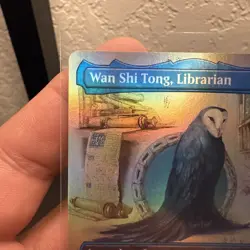 FOIL MTG Wan Shi Tong, Librarian TLA Avatar: The Last Airbender Borderless #320 - Image 3