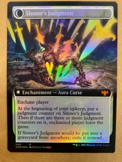 MTG 1x FOIL EXTENDED ART Faithbound Judge 348 Innistrad: Crimson Vow Magic x1 NM - Image 2