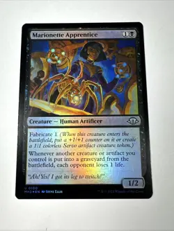 MTG Marionette Apprentice Foil #100 NM/Mint Modern Horizons 3 - Image 1