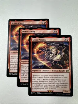 [X3] Seifer Almasy - #156 Regular Rare Final Fantasy MTG NM/MINT - Image 1