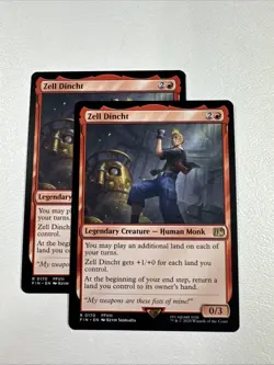 [X2] Zell Dincht #170 Regular Rare Final Fantasy FIN MTG NM/MINT - Image 1