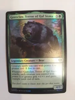 Goreclaw, Terror of Qal Sisma Commander Masters Foil - Image 1