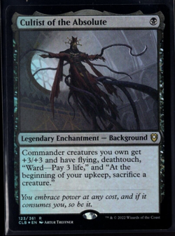 Cultist of the Absolute 123/361 Rare Foil Baldur's Gate Magic The Gathering NM - Image 1