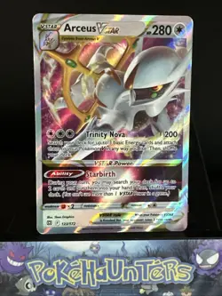 Pokemon Card Arceus Vstar 123/172 Brilliant Stars Standard Size Near Mint - Image 1
