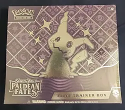 Nintendo Pokemon TCG Scarlet & Violet Paldean Fates Elite Trainer Box - 9 Packs 820650856181 - Image 1