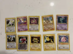 Lot of 10 Vintage Pokemon Black Star Promo Cards Near Mint/ Light Play Lot #26 - Image 1