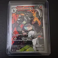 Team Rocket's Houndoom 191/182 Full ART 2025 TCG Pokemon Destined Rivals F.P. - Image 1