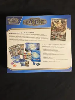 Pokemon TCG: Stellar Crown Pokemon Center Exclusive Elite Trainer Box ETB SEALED - Image 2