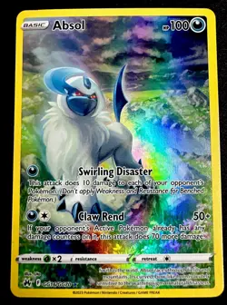Pokemon TCG Absol Crown Zenith: Galarian Gallery GG16/GG70 Holo Holo Rare - Image 1