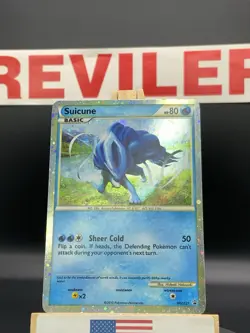 Pokemon Suicune HGSS21 Cosmo Holo Promo Pokemon TCG Black Star Promo - HP - Image 2