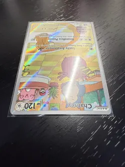 Pokemon TCG Chansey Illustration Rare IR Holo 187/167 Twilight Masquerade Sv06 - Image 3