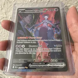 Pokemon TCG Destined Rivals Team Rockets Mewtwo 231/182 - Image 1