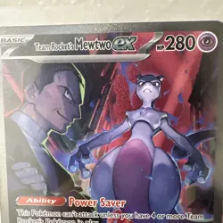 Pokemon TCG Destined Rivals Team Rockets Mewtwo 231/182 - Image 4
