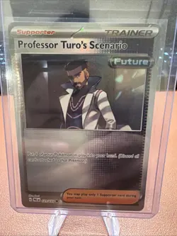 PROFESSOR TURO'S SCENARIO 121/131 PRISMATIC EVOLUTIONS POKEMON (POKE BALL , NM) - Image 1