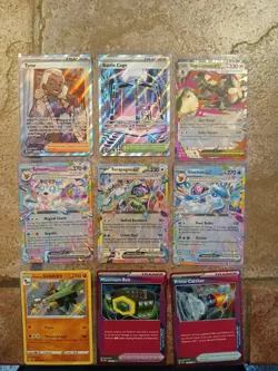 Pokemon TCG Ultra Rare Lot ×9 EX, Full Art Trainer, A-Spec - Image 1