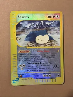 Snorlax 2003 Pokemon Skyridge 100/144 Reverse Holo (medium Play) - Image 1
