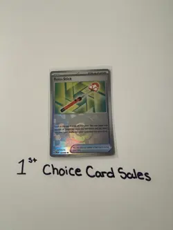 Pokemon Prismatic Evolutions Roto-Stick 127/131 (Pokeball Pattern) Holo NM - Image 1