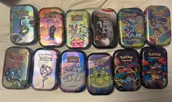 Lot Of Empty Pokemon Mini tins! - Image 1