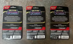 (3) Pokemon Phantasmal Flames Whimsicott Checklane BLISTER Pack - NEW - Image 2