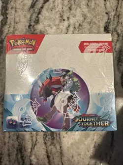 Pokemon TCG: Journey Together Enhanced Factory Sealed Booster Box + Topper - Image 1