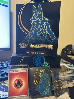 Mega Evolutions Pokemon Center ETB Lucario (Empty Box) With Accessories Only - Image 1
