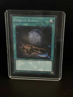 Foolish Burial - RA02-EN049 - Prismatic Collector's Rare - 1st Edition 25th Anni - Image 1