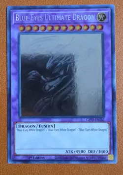 NM Blue-Eyes Ultimate Dragon Ghost Rare GFP2-EN181 Yugioh 1st Edition - Image 2