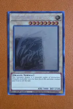NM Blue-Eyes White Dragon Ghost Rare GFP2-EN175 Yugi oh 1st Edition - Image 1