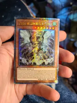 Yugioh Tempest, Dragon Ruler of Storms RA03-EN011 1st Quarter Century Secret - Image 1