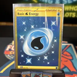 Basic Water Energy SV02 Paldea Evolved 279/193 Holo NM Pokemon Card Gold - Image 1