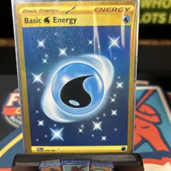 Basic Water Energy SV02 Paldea Evolved 279/193 Holo NM Pokemon Card Gold - Image 4