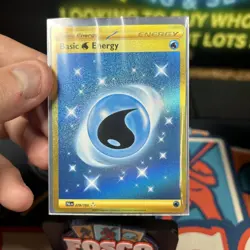 Basic Water Energy SV02 Paldea Evolved 279/193 Holo NM Pokemon Card Gold - Image 5