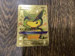Pokemon Pikachu Set Of 7 Tag Cosplay Gold Foil Fan Art Cards - Image 4