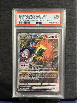 Charizard VSTAR SWSH262 SWSH: Sword & Shield Promo Cards Holo PSA 9 - Image 1