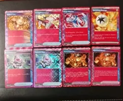 Lot of 8 ACE SPEC Pokemon TCG Pink Trainer Cards Collection Rare NM/MT - Image 2