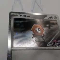 Melmetal ex 105/142 + Meltan 102/142 Stellar Crown Stamped Promo Card NM Pokemon - Image 3