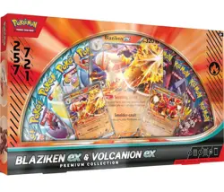 Pokemon TCG: Blaziken ex & Volcanion ex Premium Collection Cards 2025 NEW Sealed - Image 1