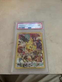 Pokemon Pikachu TCG Full Art Secret Rare Holo Card Crown Zenith 160/159 PSA 9 - Image 1