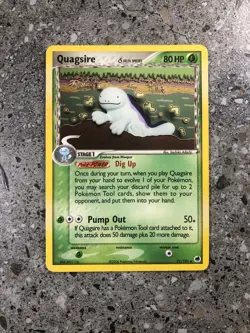 Pokemon TCG Cards Quagsire 21/101 Dragon Frontiers Rare - Image 1