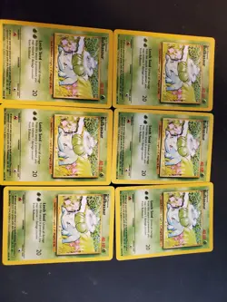 BULBASAUR 44/102 ORIGINAL 151 BASE SET COLLECTION POKEMON CARD **Singles** - Image 1