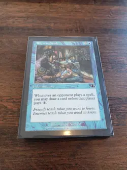 Rhystic Study Prophecy Magic the Gathering Card, Regular NM/LP Condition - Image 1