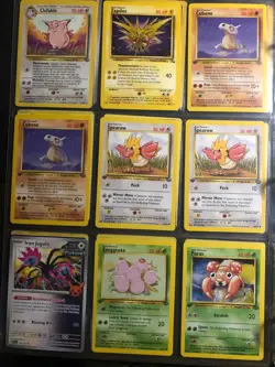 Old Pokemon Binder 13 First Editions - 14 Pages + 252 Cards - 1999 To Modern - Image 3