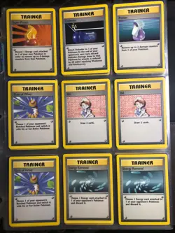 Old Pokemon Binder 13 First Editions - 14 Pages + 252 Cards - 1999 To Modern - Image 4