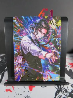 Muzan Kibutsuji MR Rare Card Demon Slayer Wedding 3 Collectible Holo Foil CCG - Image 2